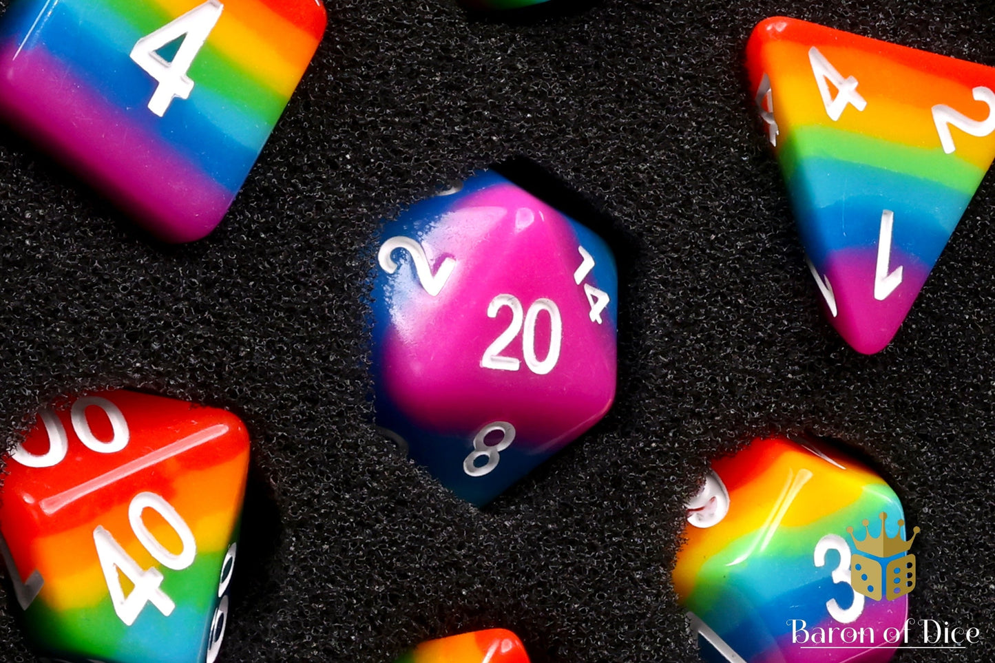 Pastel RPG Dice Set - 7 Pieces - Out of Play