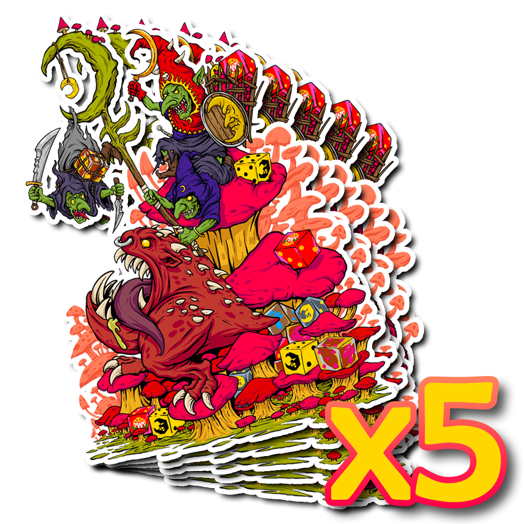 Premium Vinyl Stickers - Out of Play