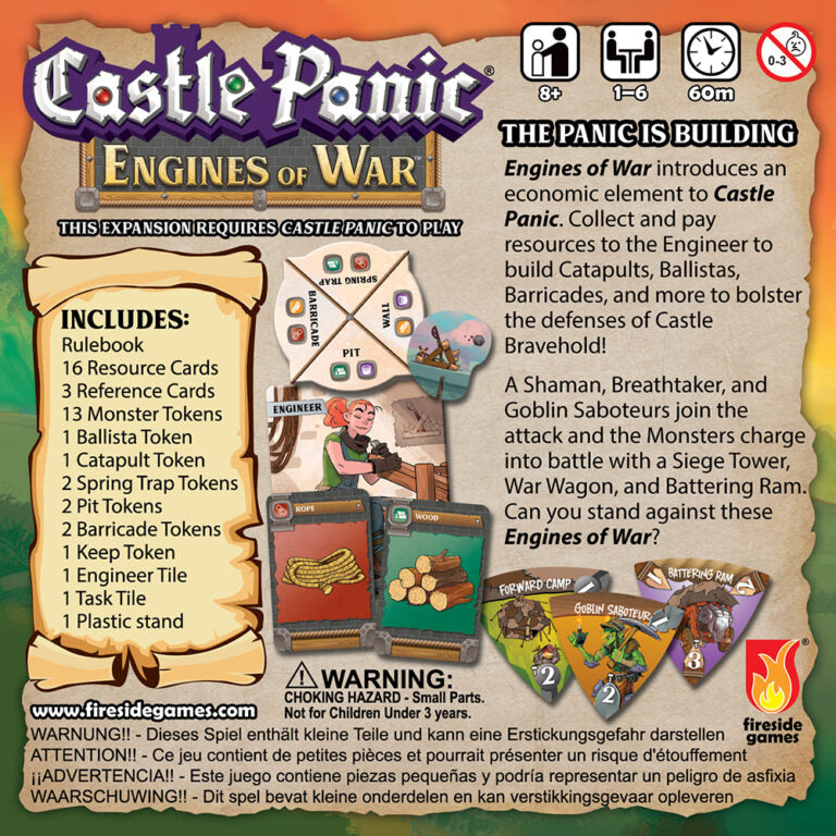 Castle Panic 2nd Edition: Engines of War Expansion