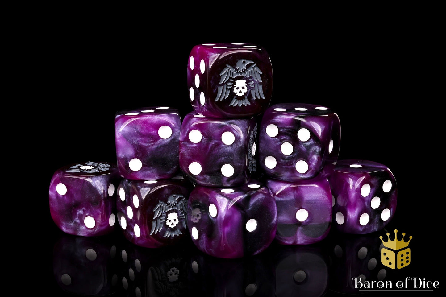 Raven & Skull Dice - Out of Play