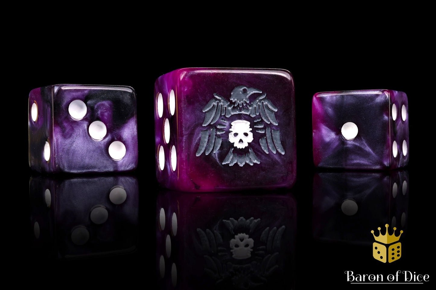 Raven & Skull Dice - Out of Play