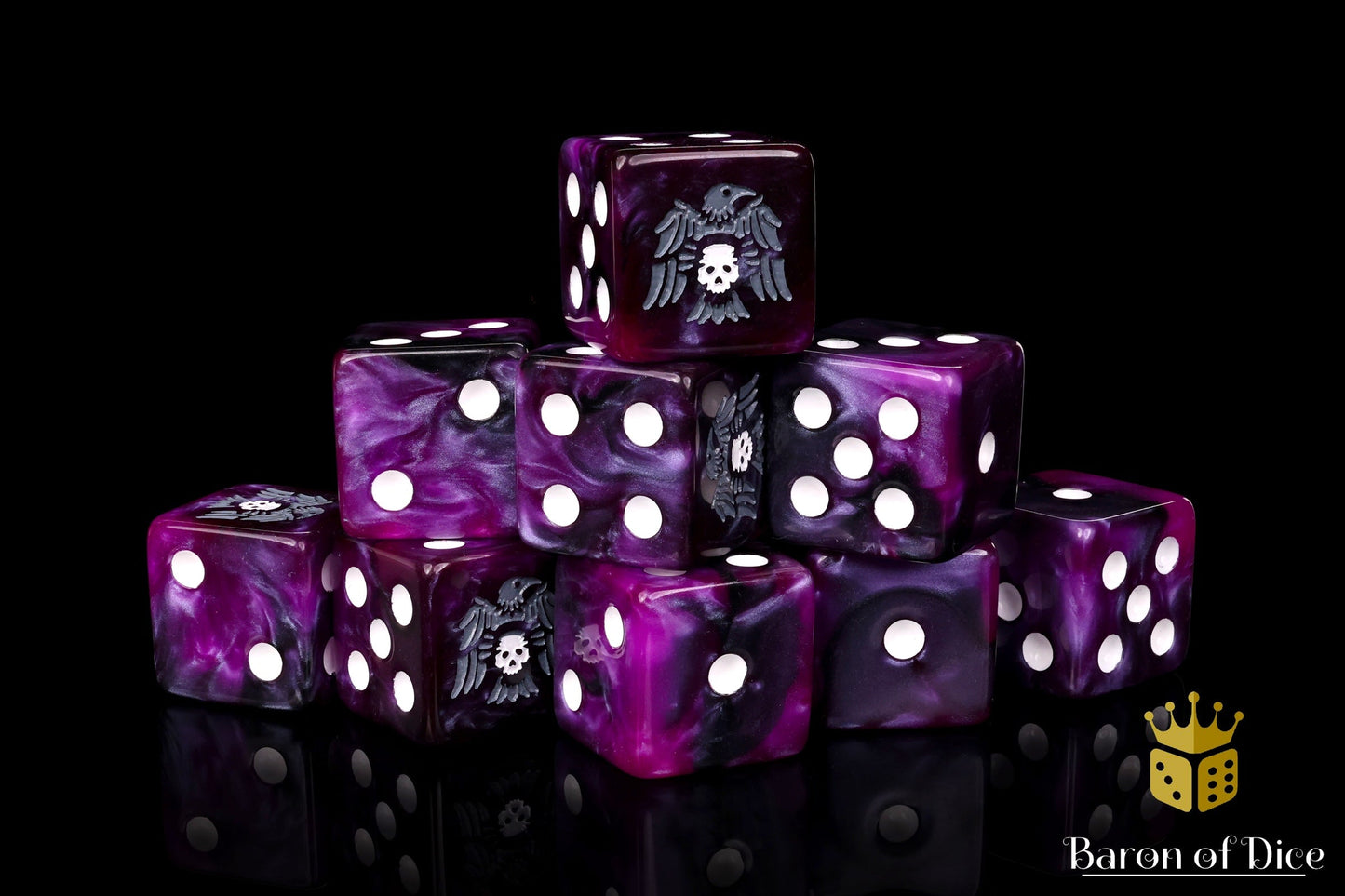 Raven & Skull Dice - Out of Play