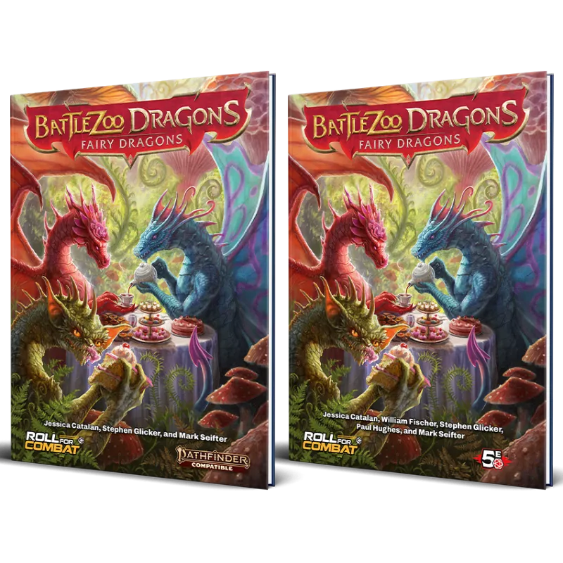 Battlezoo Dragons: Fairy Dragons Hardcover & PDF Roll For Combat