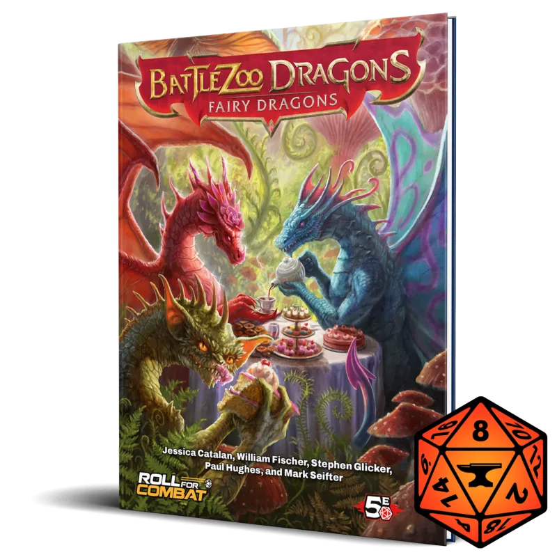 Battlezoo Dragons: Fairy Dragons Hardcover & PDF Roll For Combat