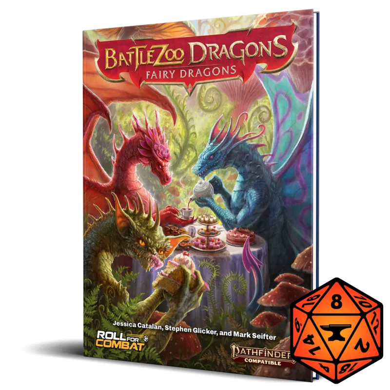 Battlezoo Dragons: Fairy Dragons Hardcover & PDF Roll For Combat