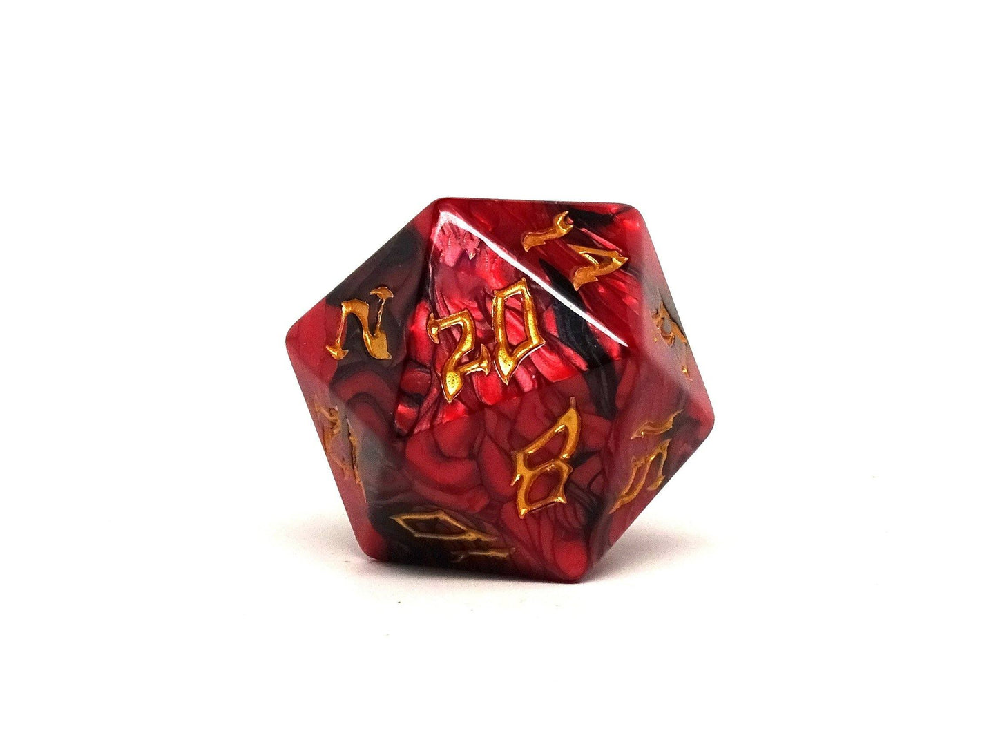 48mm Dice of the Giants - Fire Giant D20 Easy Roller Dice Company