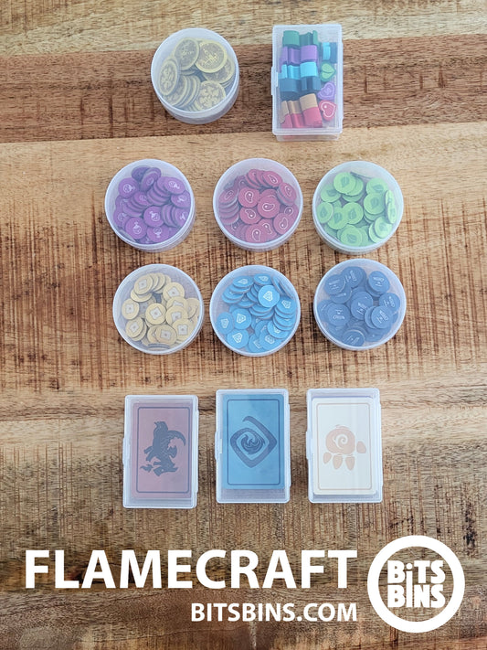 Bits Bins FLAMECRAFT (unsleeved) - 7 Pods, 4 Originals - Out of Play
