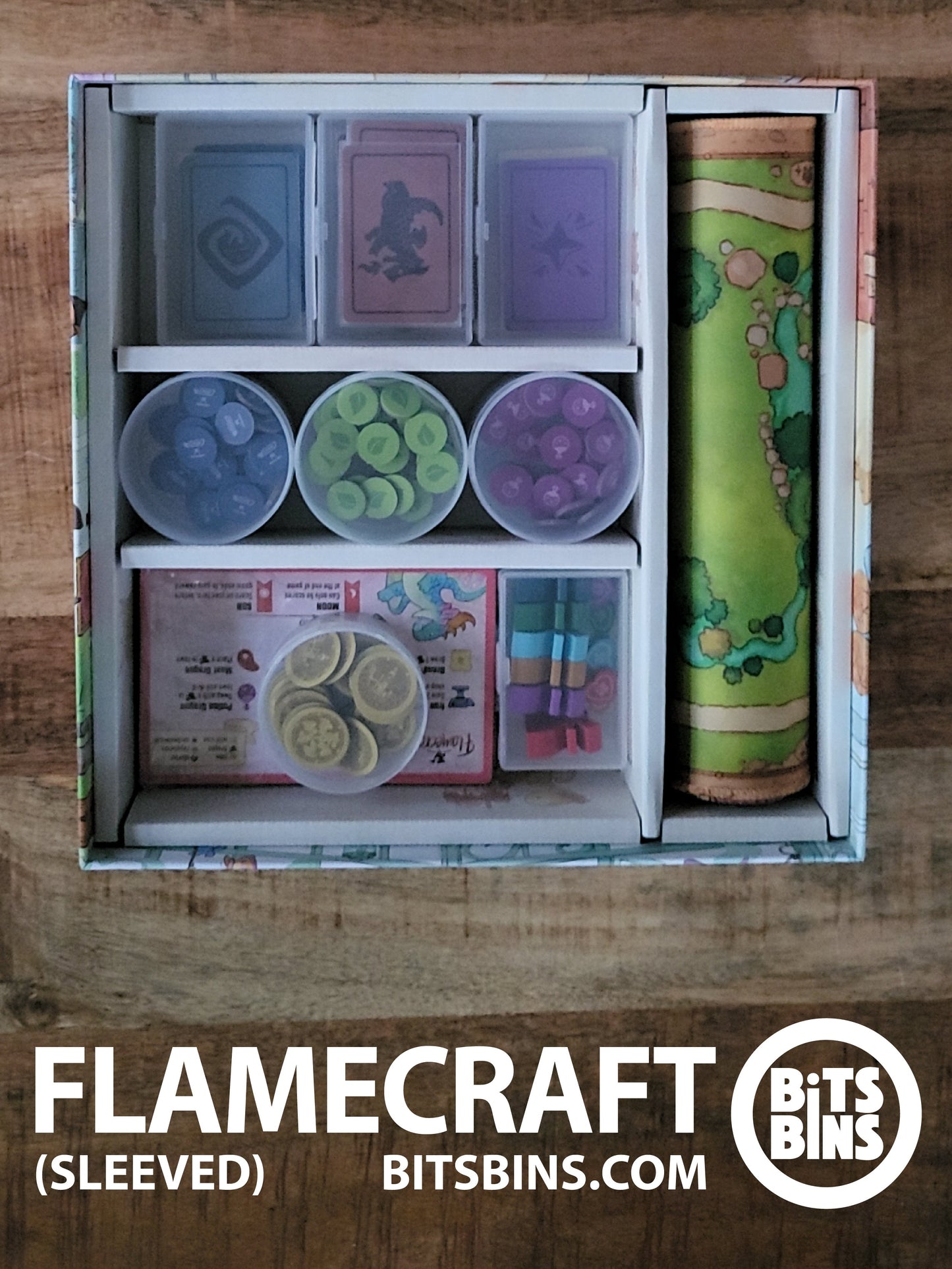 Bits Bins FLAMECRAFT (Sleeved) - 7 Pods, 1 Original, 3 XLs