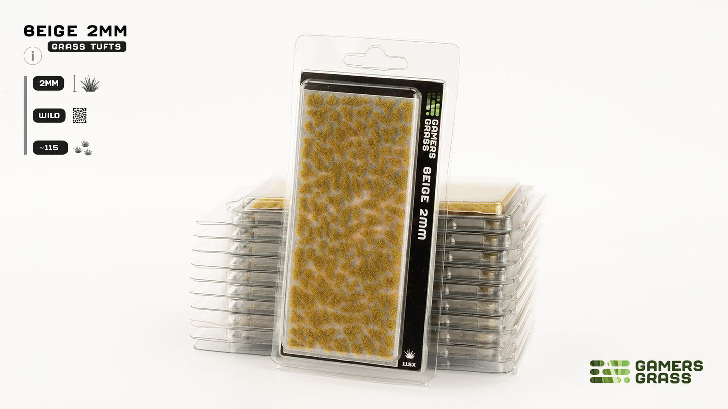 Gamers Grass - Grass Tuft - Beige (2mm) - Out of Play