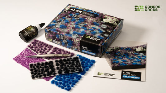 Gamers Grass - Tuft Starter Box - Alien Grass - Out of Play