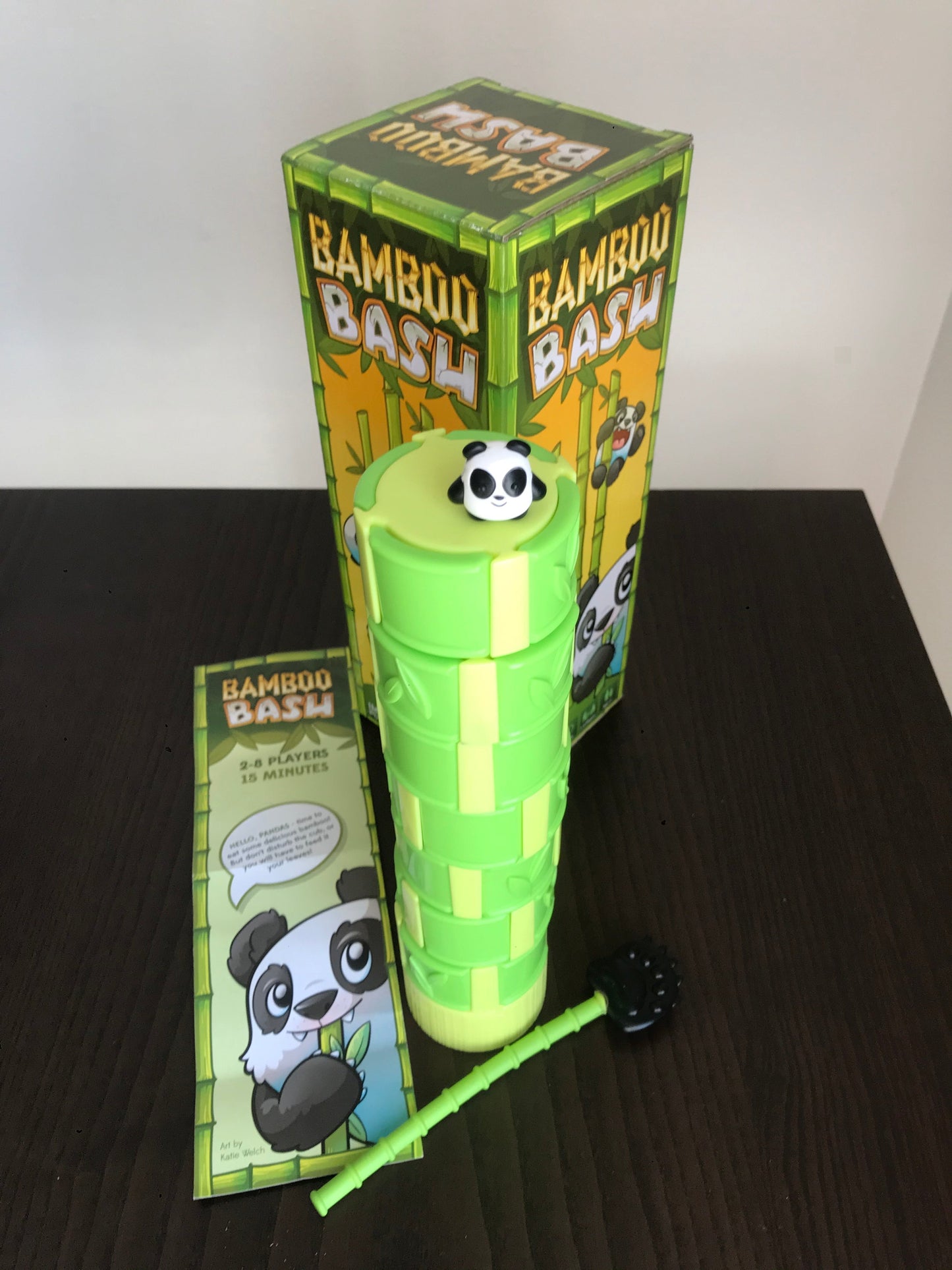 Bamboo Bash 2-8 Player Panda Dexterity Game - - Out of Play