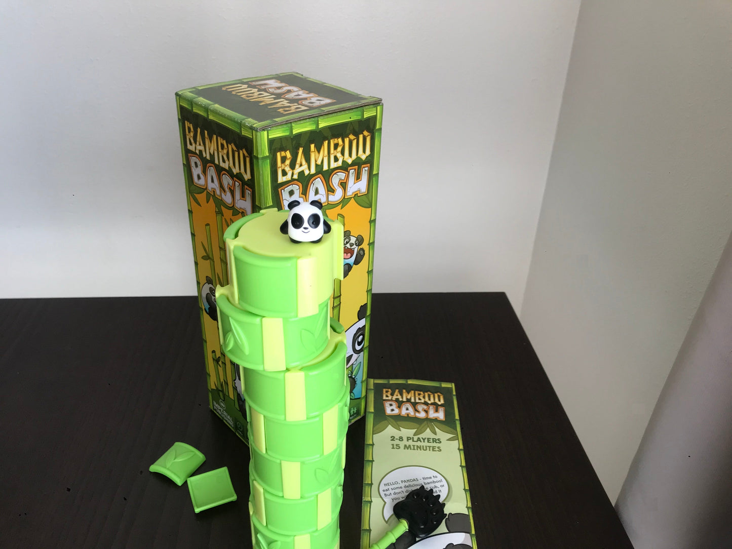 Bamboo Bash 2-8 Player Panda Dexterity Game - - Out of Play