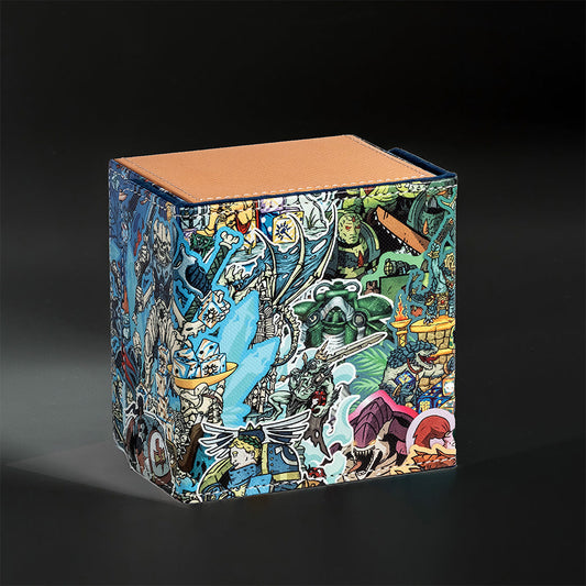 Grimdark Collage - 100+ XL Deck Box - Out of Play