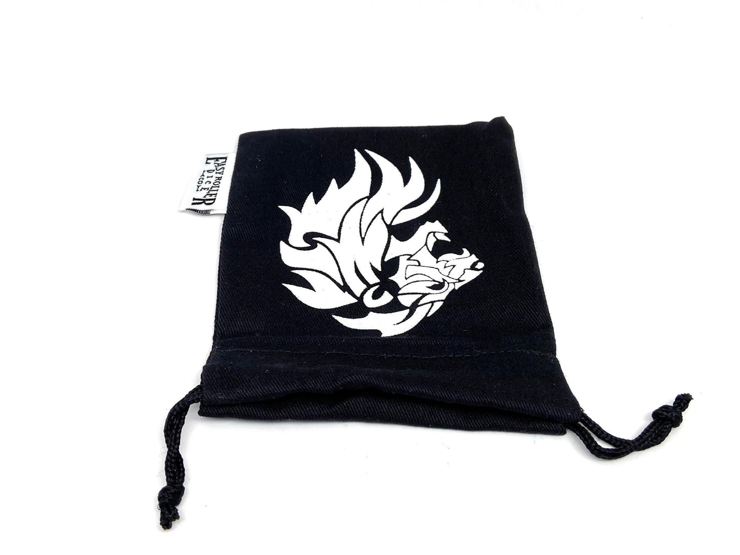 Small Cotton Twill Dice Bag - Lion Design Easy Roller Dice Company