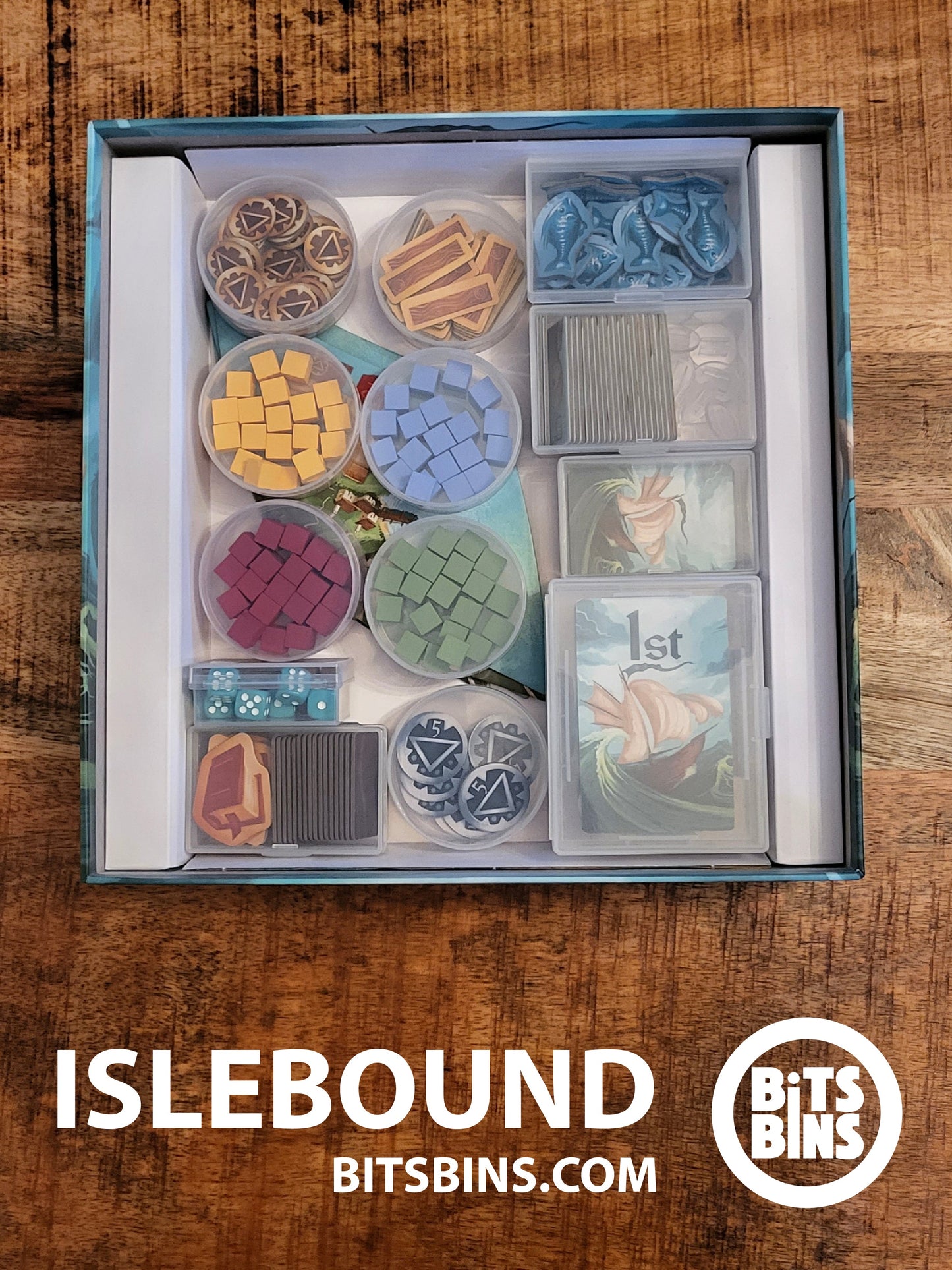 Bitsbins Islebound - 7 Pods, 1 Mini, 2 Originals, 2 XLs, 2 Card Boxes - Out of Play