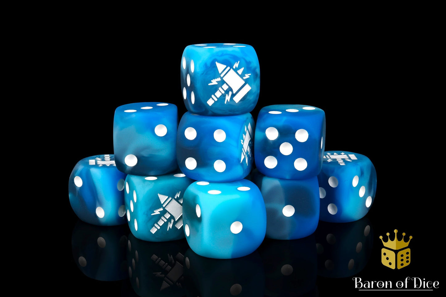 Kings of War: Riftforged Orcs - Official Dice Set - Out of Play
