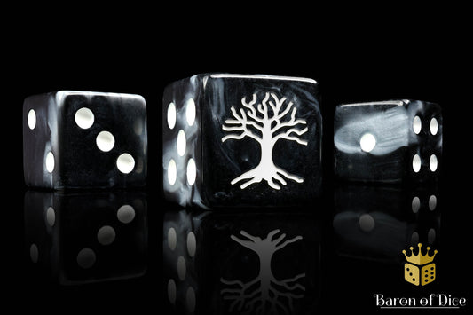 White Tree Dice - Out of Play