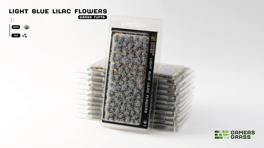 Gamers Grass - Flower Tuft Set - Light Blue Lilac - Out of Play