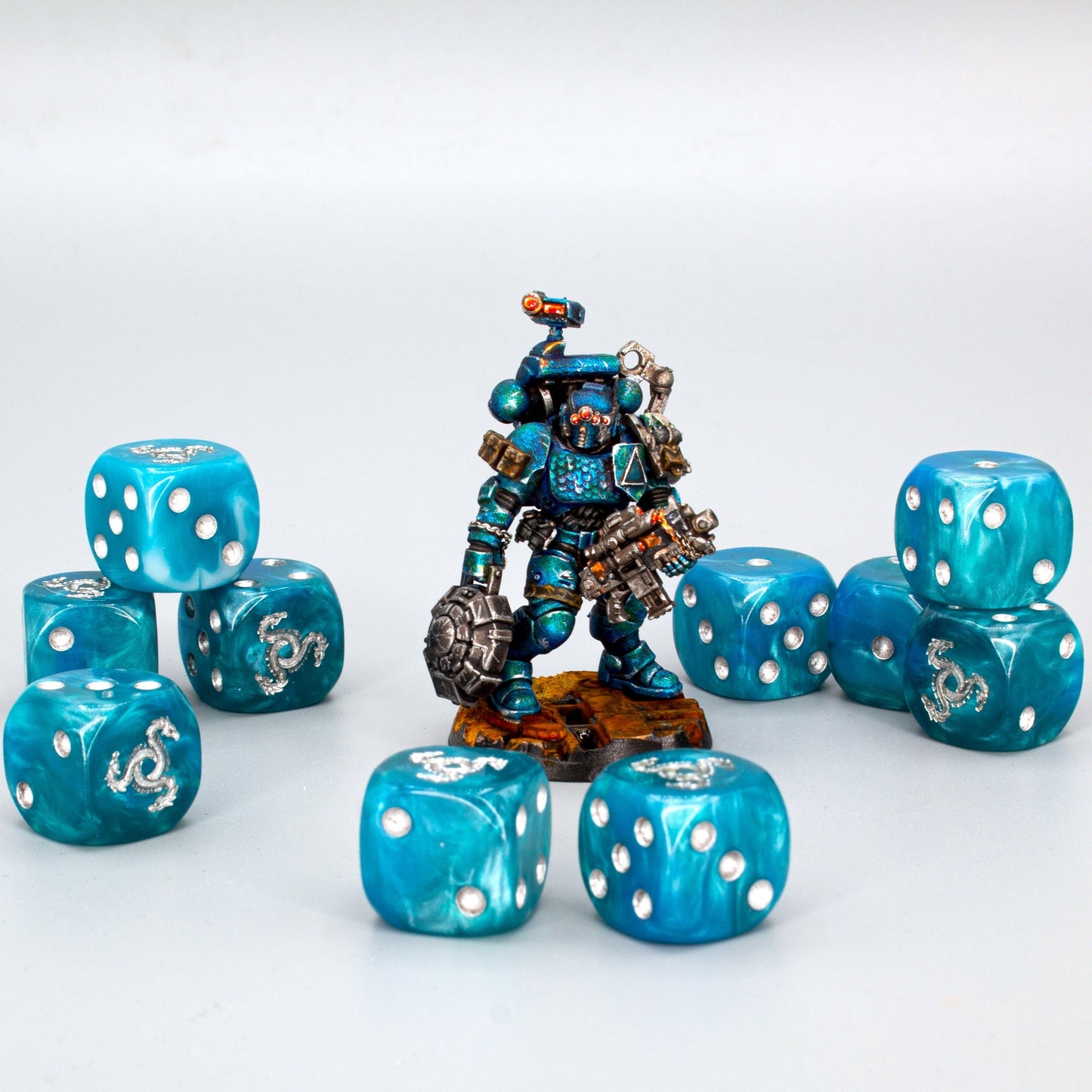 Hydra Dice - Serpent Blue - Out of Play