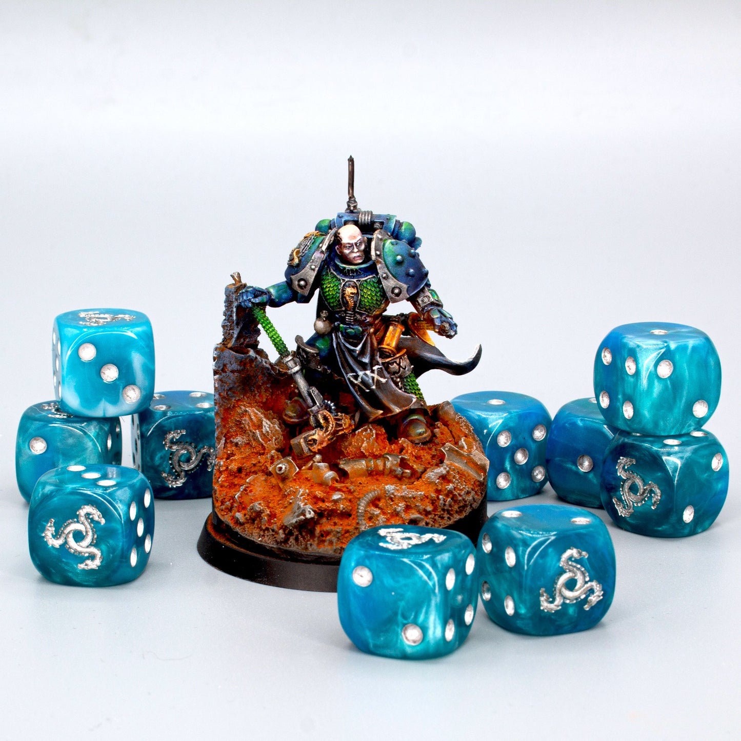 Hydra Dice - Serpent Blue - Out of Play