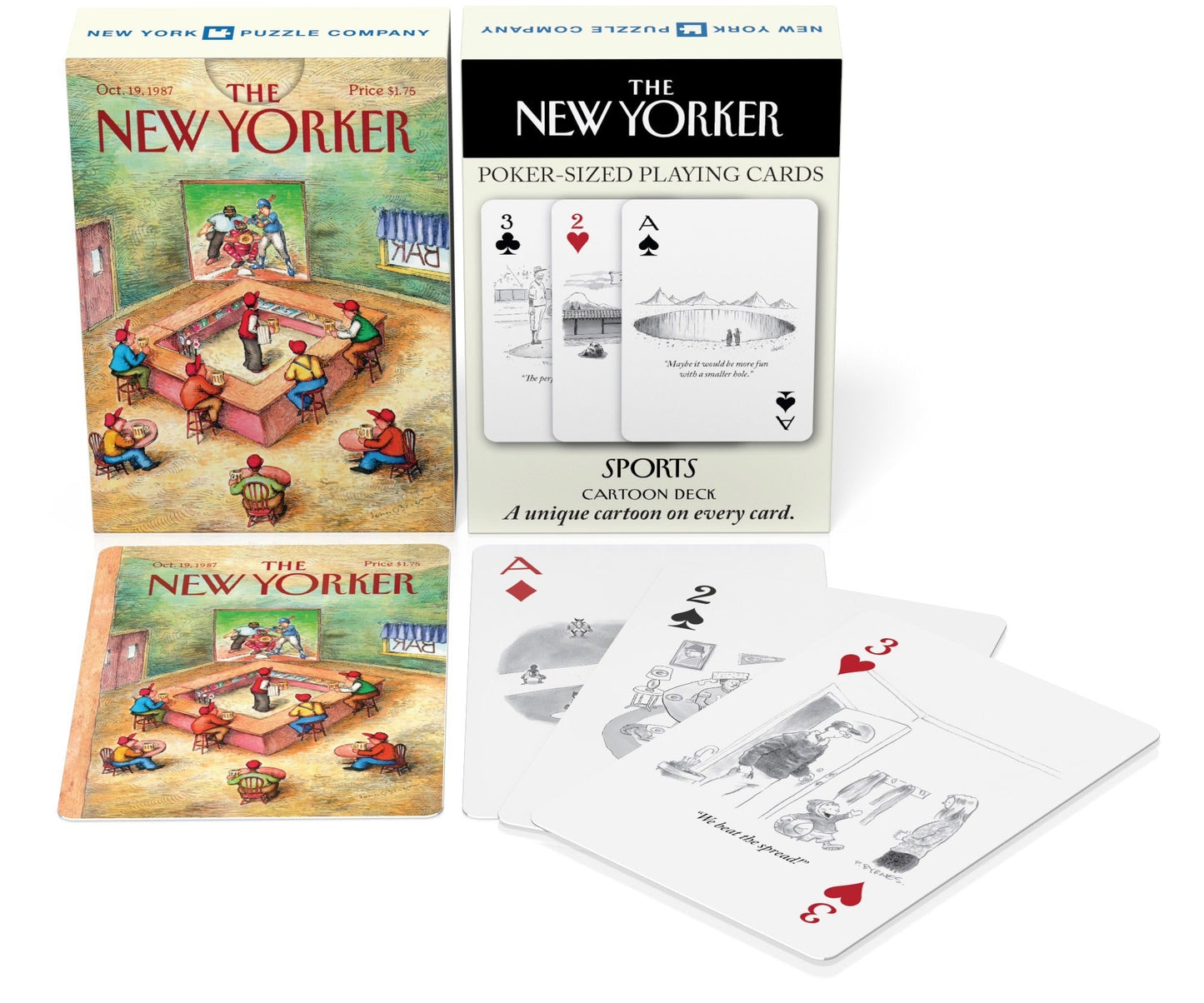Sports Cartoons Playing Cards - Out of Play