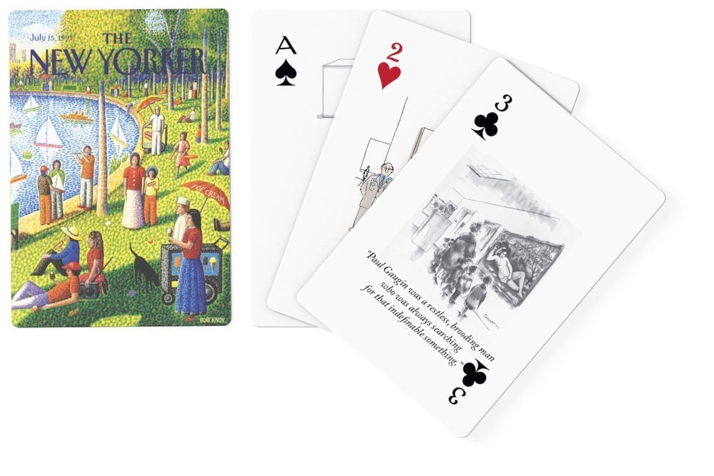 Fine Arts Cartoons Playing Cards - Out of Play
