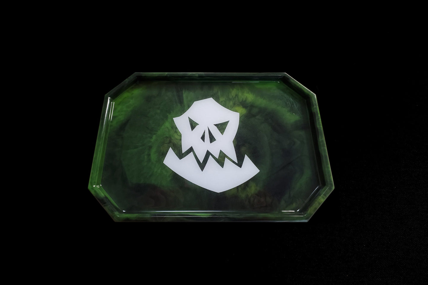 Hand-Cast Resin Dice Trays - Out of Play