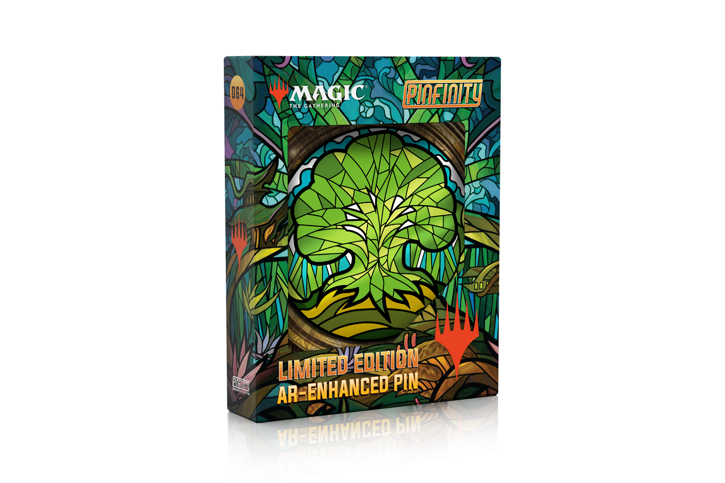 Magic: the Gathering - Stained Glass Forest Pin - Out of Play