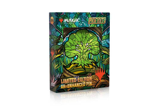 Magic: the Gathering - Stained Glass Forest Pin - Out of Play