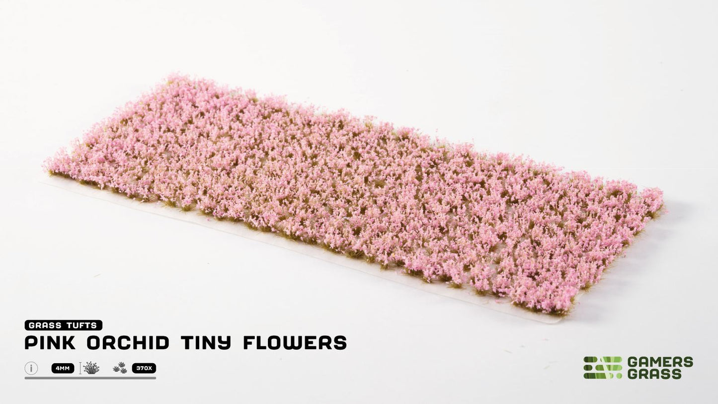 Gamers Grass - Tiny Flower Tuft Set - Pink Orchid - Out of Play