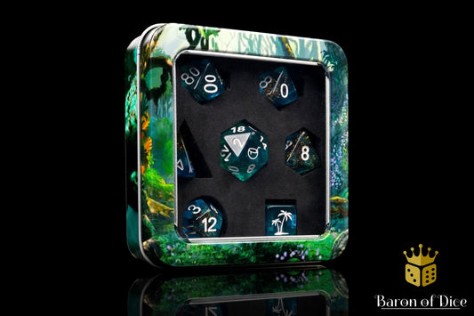 Beach Vibes RPG Dice Set - 7 Pieces - Out of Play