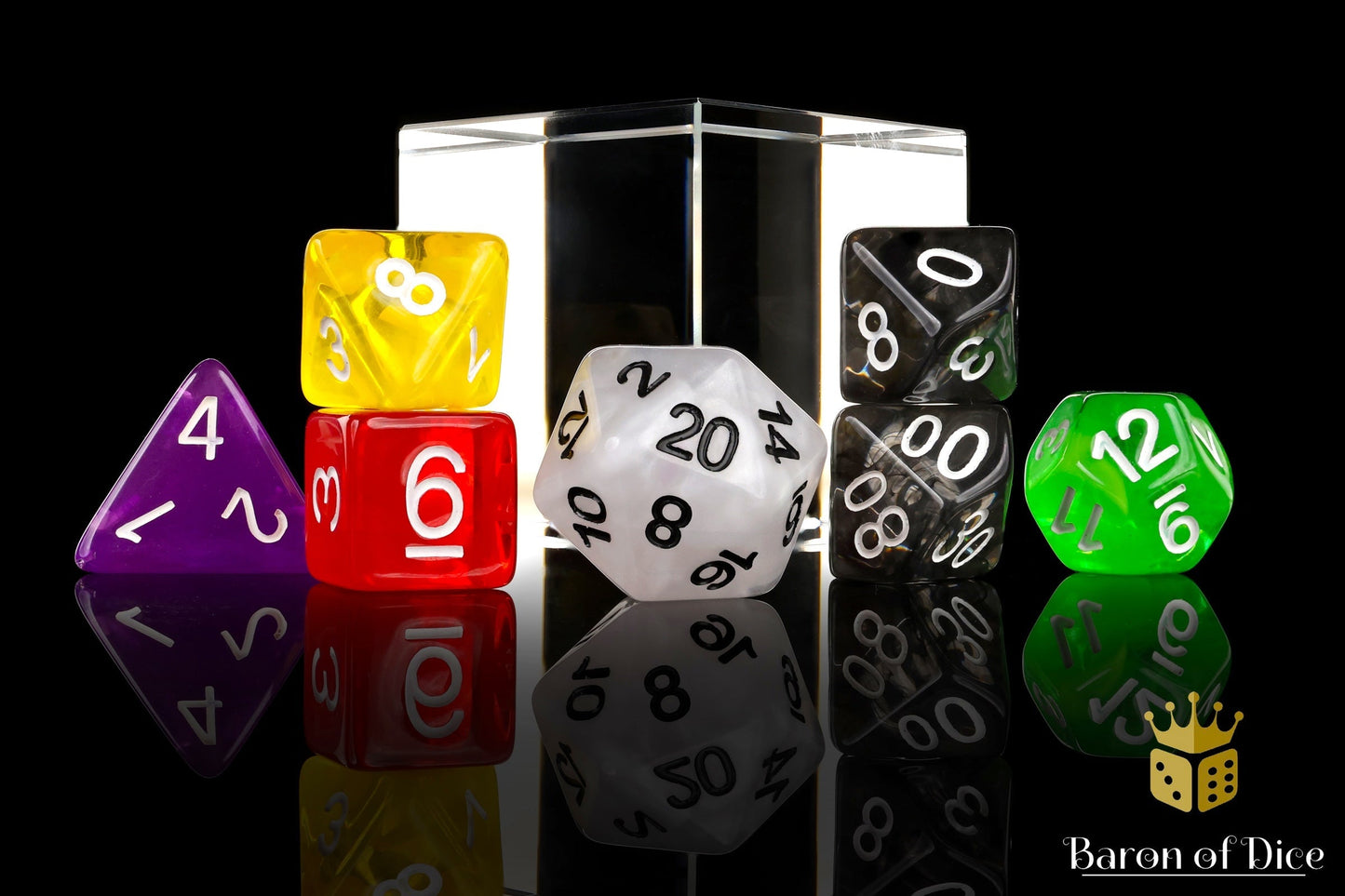 Cyber Combat RPG Dice Set - Out of Play
