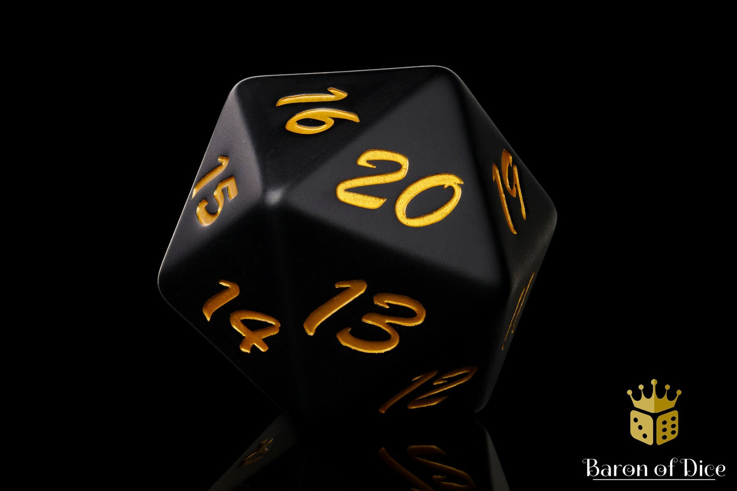 Big Ass D20 - Black Decay - Out of Play