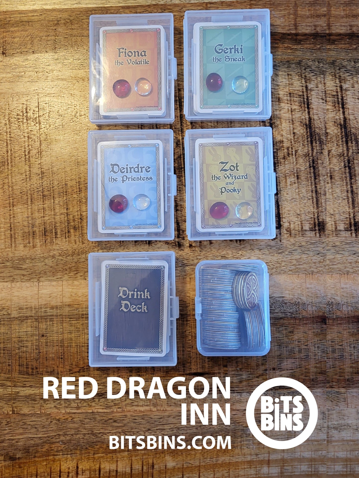 Bitsbins Red Dragon Inn, The - 5 Card Boxes, 1 Case - Out of Play