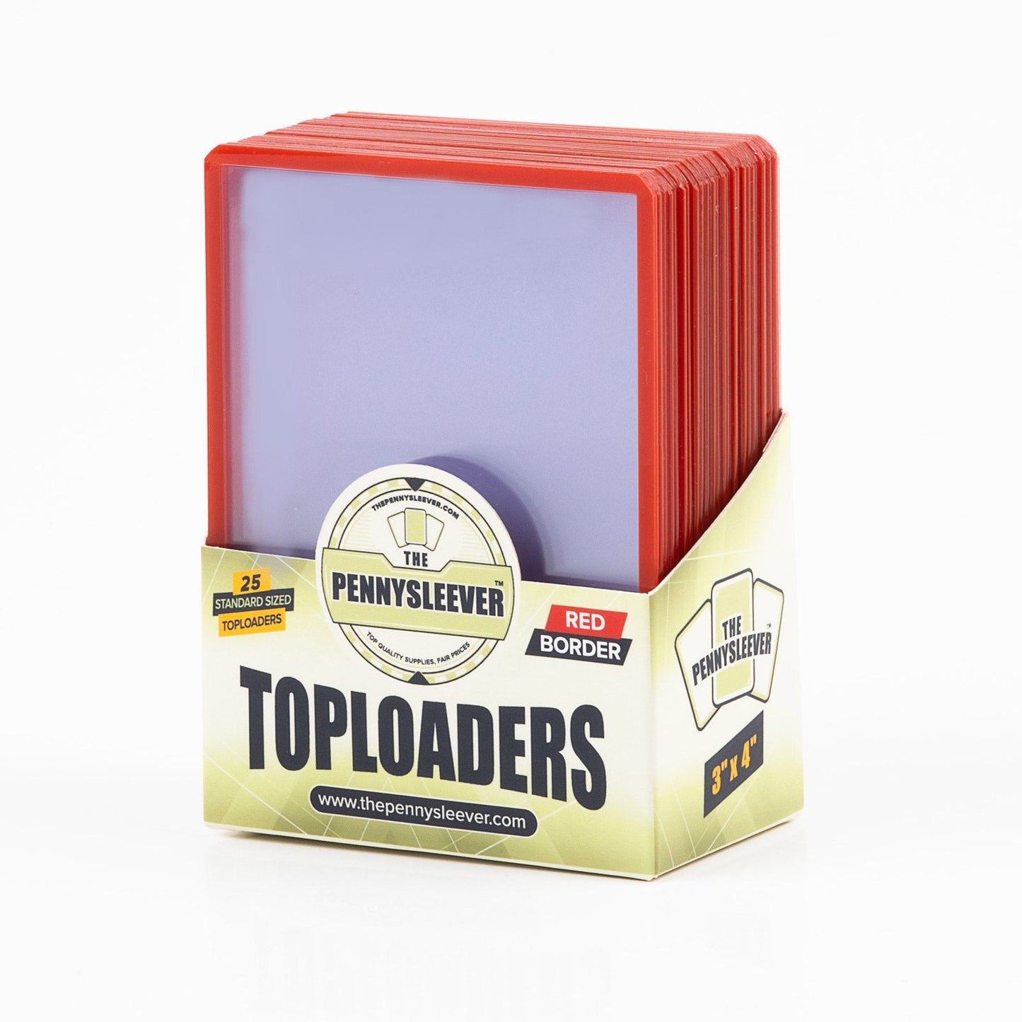 35 pt Colored Border Toploader (25 count) The Pennysleever
