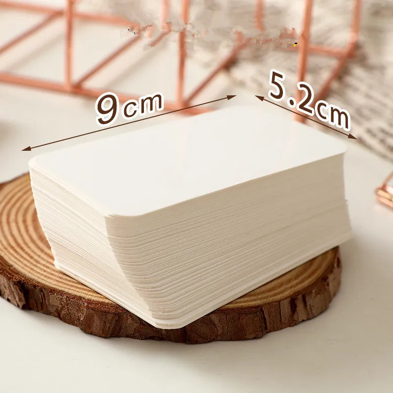 100 Pcs Blank Paper Postcards