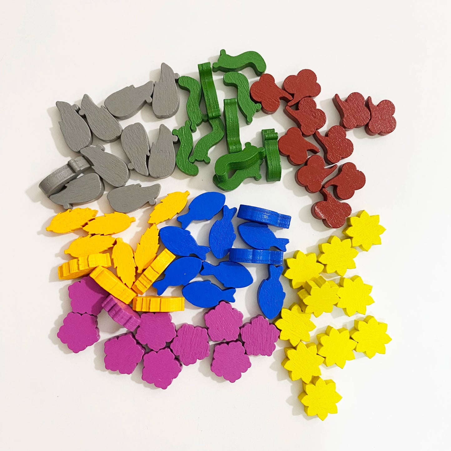 10pcs Mini Wooden Game Pieces For Board Games