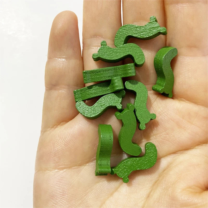 10pcs Mini Wooden Game Pieces For Board Games