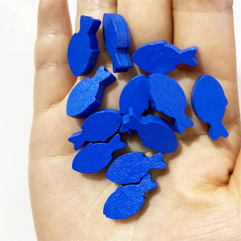 10pcs Mini Wooden Game Pieces For Board Games
