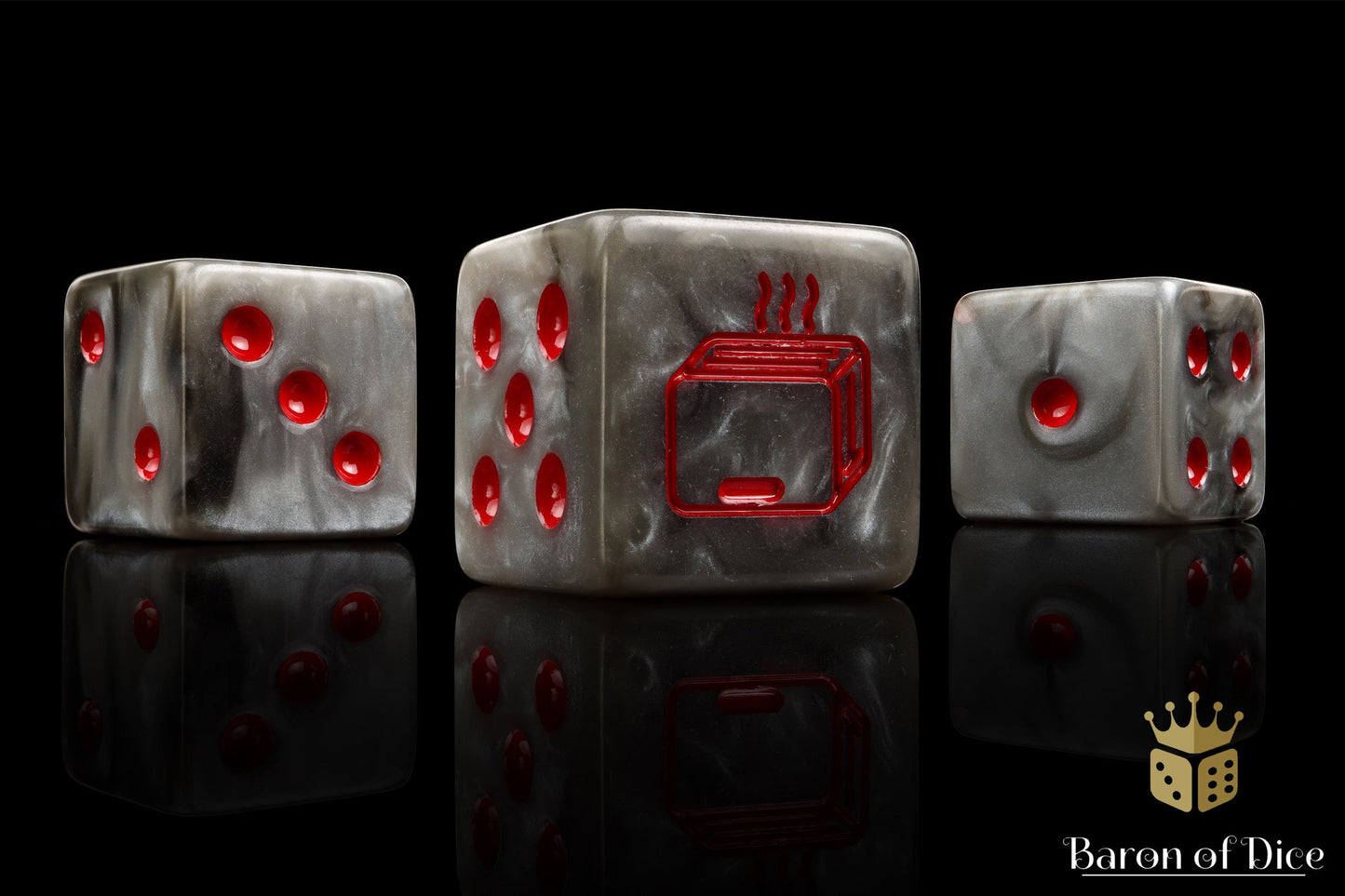 Toaster of War Dice - Out of Play