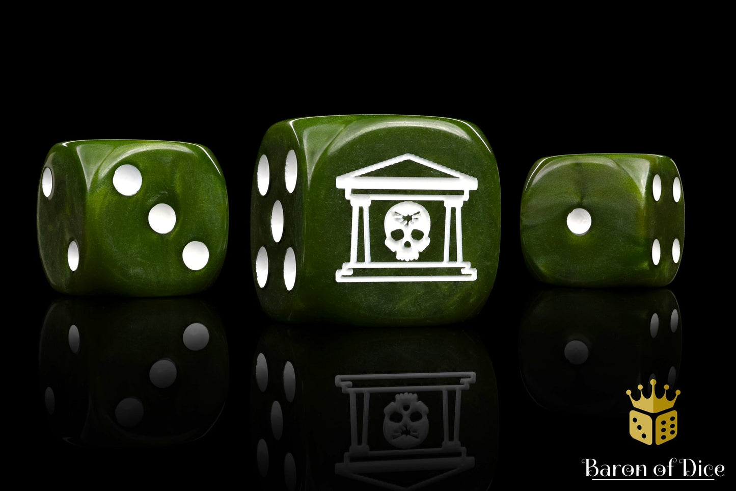 Military Gate Dice - Military Green - Out of Play