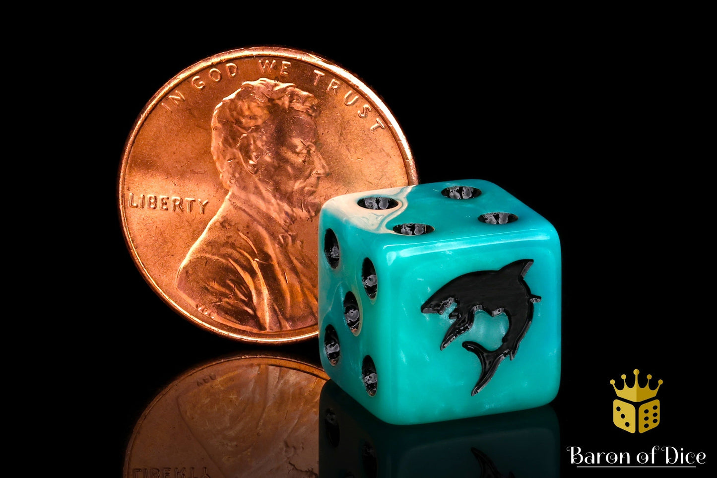 Carcharodon "Great White Shark" Dice - Out of Play