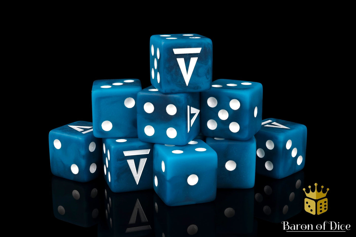 Vanguard Tactics Official Dice - Blue - Out of Play