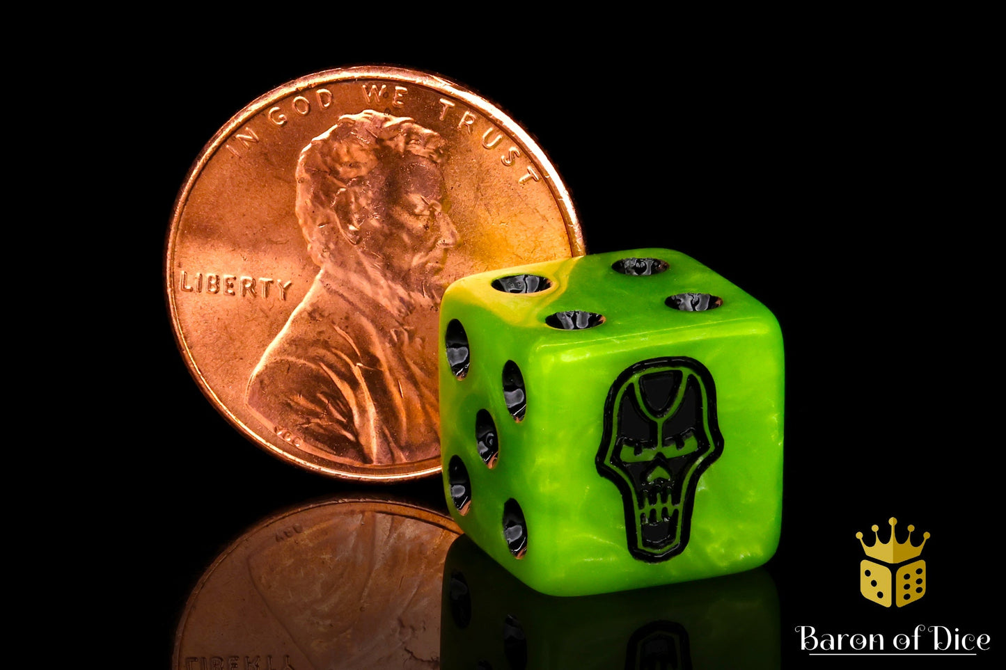 Day of the Dead Dice - Skull - Out of Play