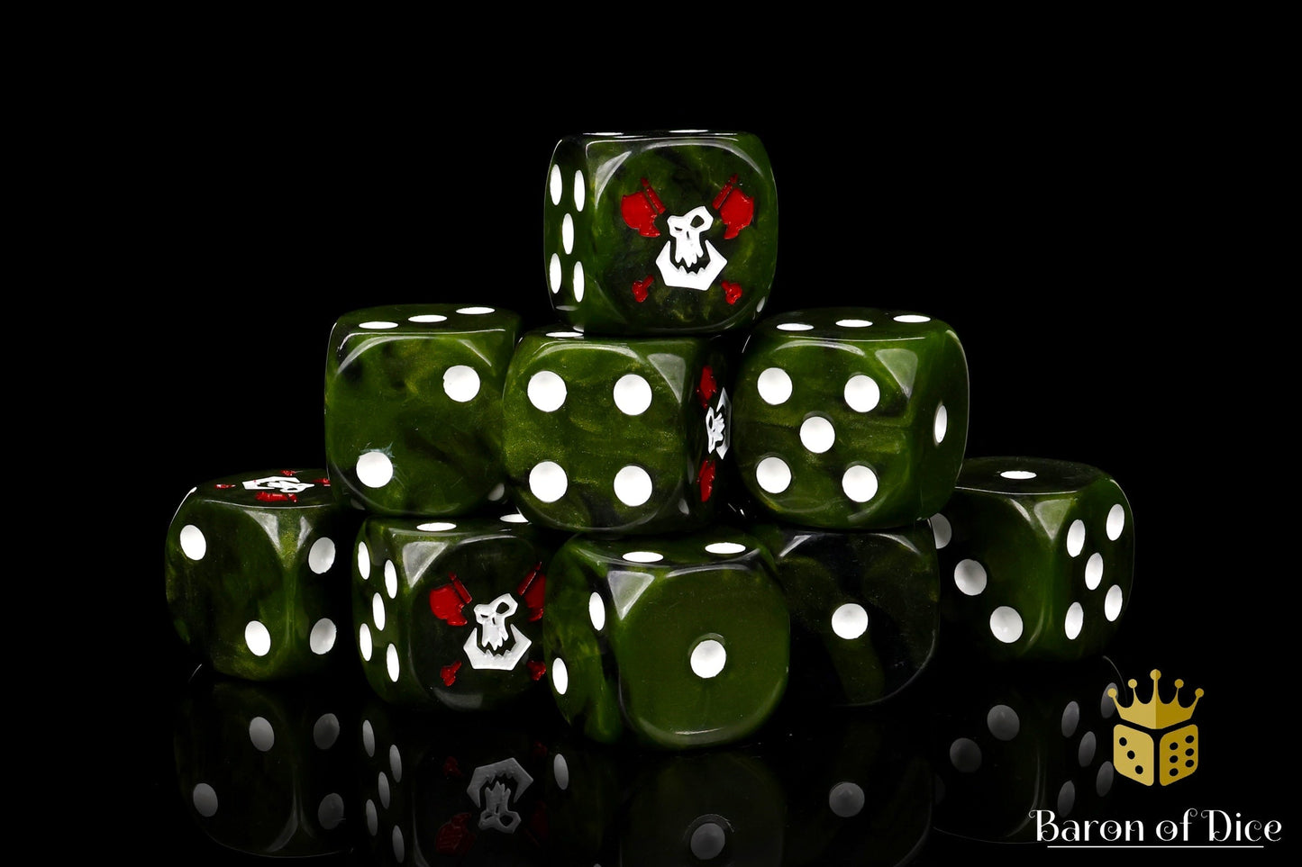 Bloody Orc Dice - Out of Play