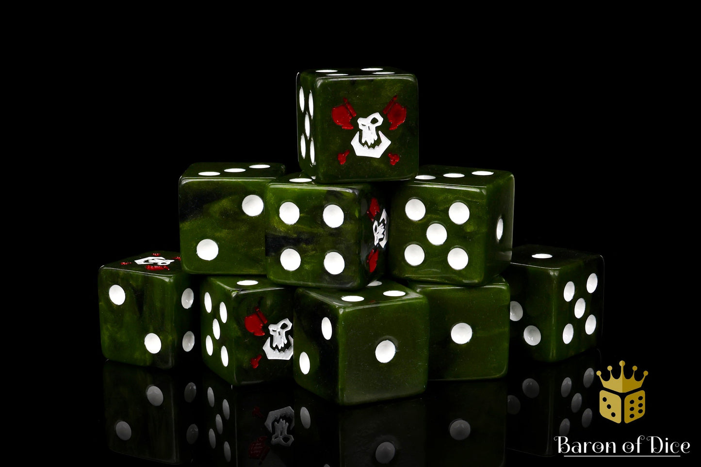 Bloody Orc Dice - Out of Play