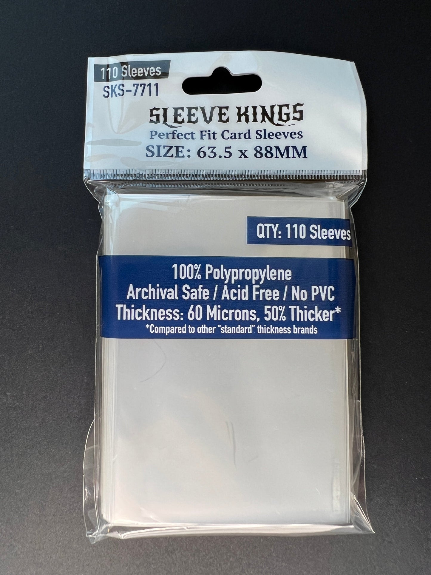 Perfect Fit Internal (Inner) Card Sleeves (63.5x88mm) 110 Pack, 60 Microns, SKS-7711 - Out of Play