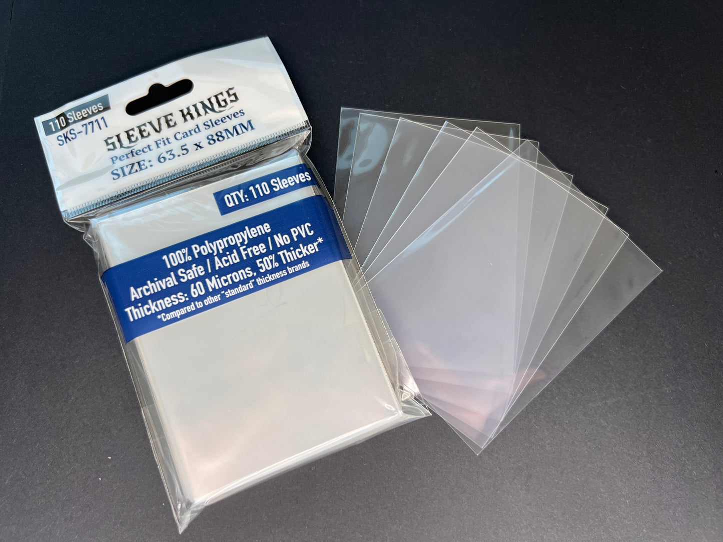 Perfect Fit Internal (Inner) Card Sleeves (63.5x88mm) 110 Pack, 60 Microns, SKS-7711 - Out of Play