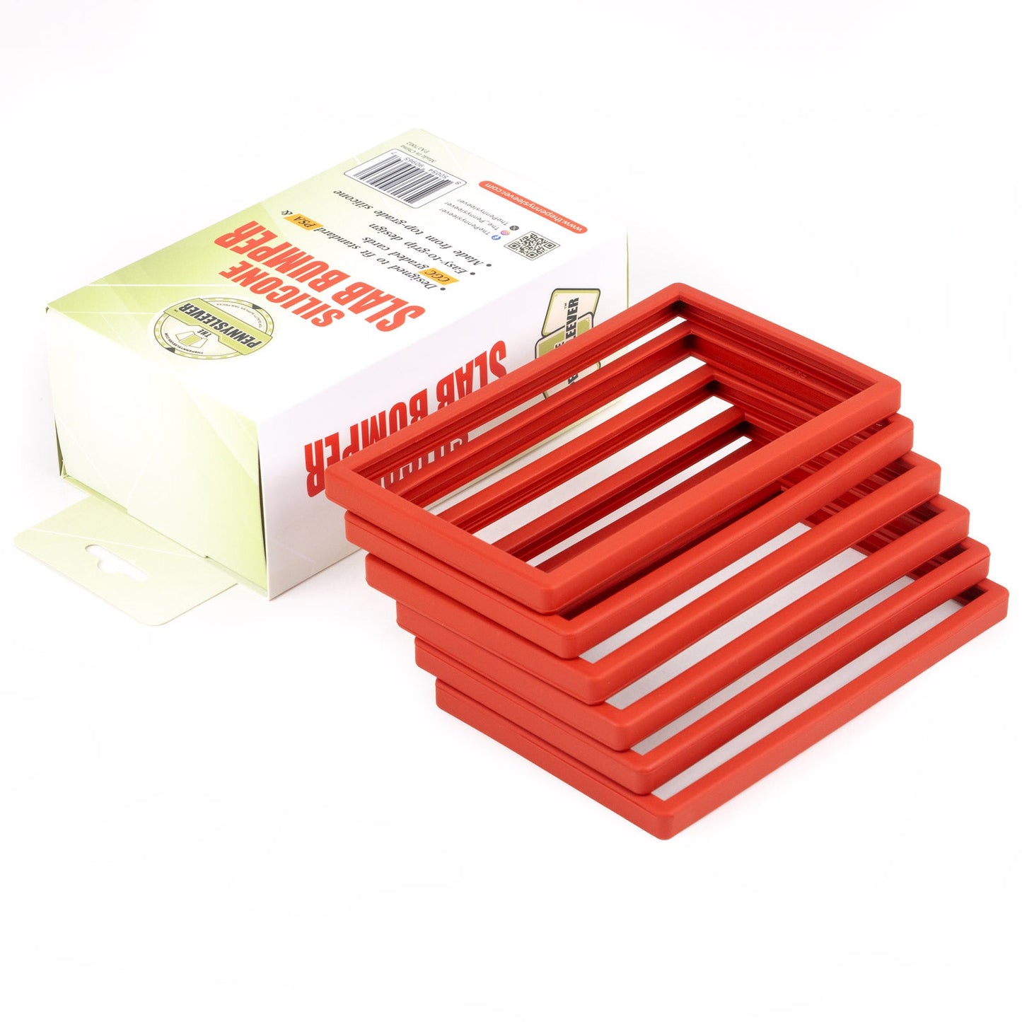 PSA Silicone Slab Bumpers (6 count)