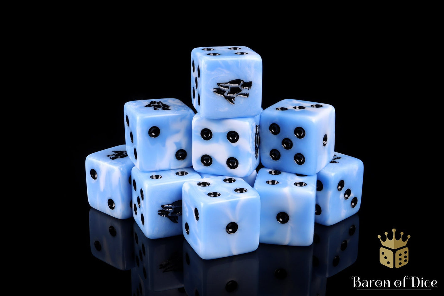 Frost Wolf Dice - Out of Play